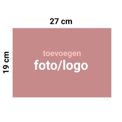 Taart Logo 19x27 cm