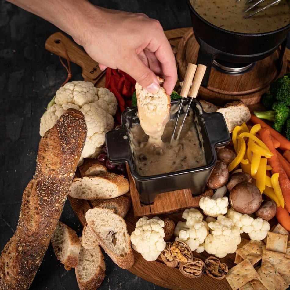 Tapas Fondue Nero L