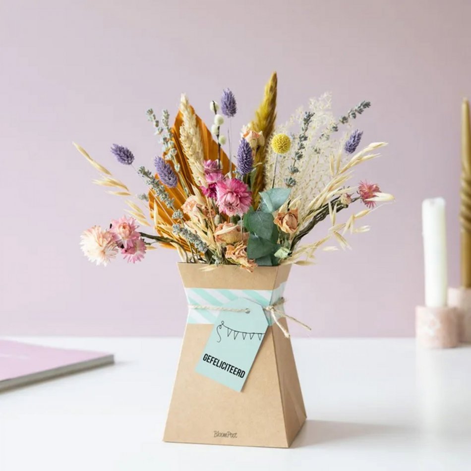 Bloomposy Pastel Gefeliciteerd