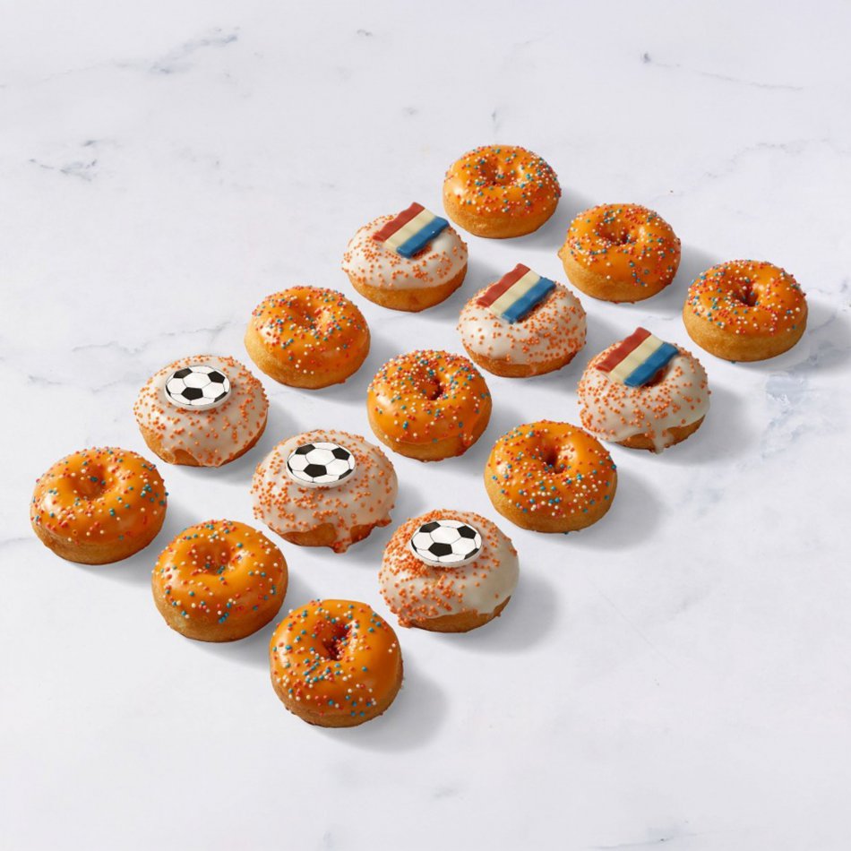 Mini Oranje Donuts